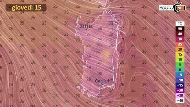 Meteo Giovedì Ferragosto