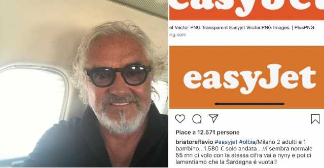 Flavio Briatore Easyjet Sardegna