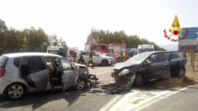 Incidente Guspini Scontro Auto