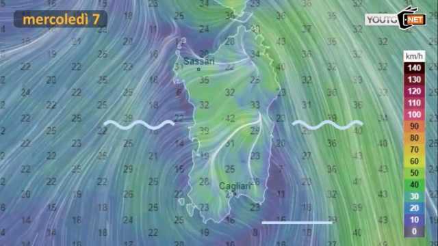 MERCOLEDì 7 AGOSTO METEO