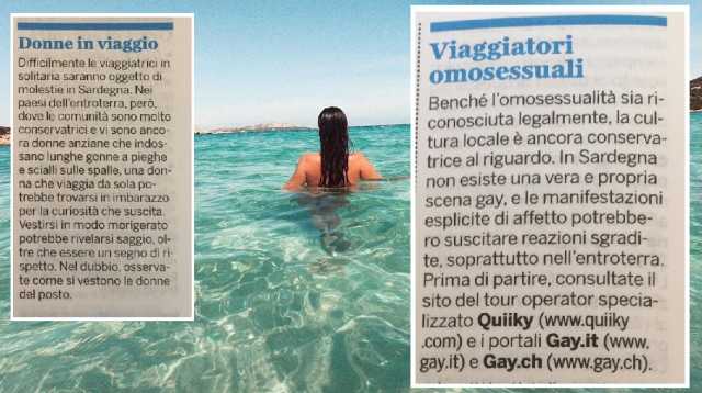 Donna Viaggio Sardegna