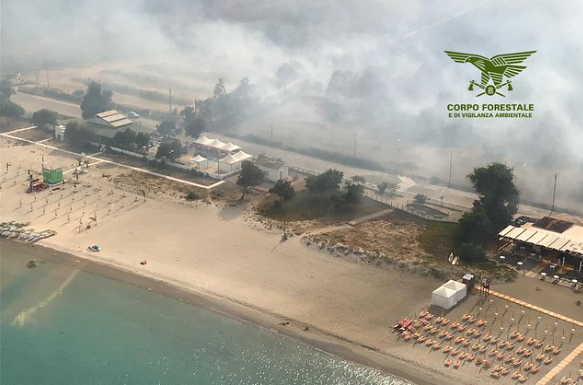 Corpo Forestale Tortolì Incendio