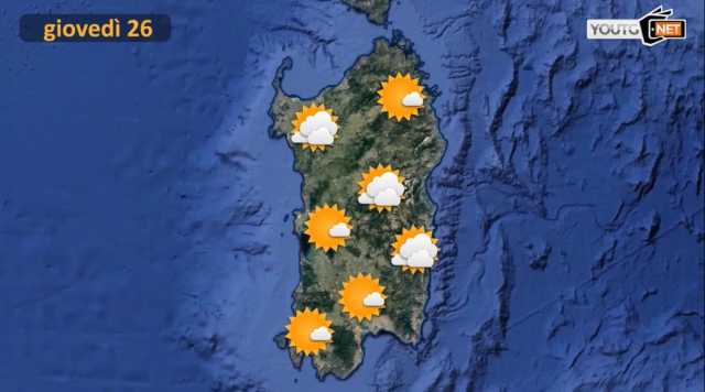GIOVEDì 26 Settembre Previsioni