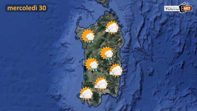 METEO MERCOLEDì 30