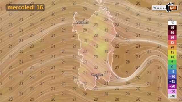 Meteo Mercoledì 16