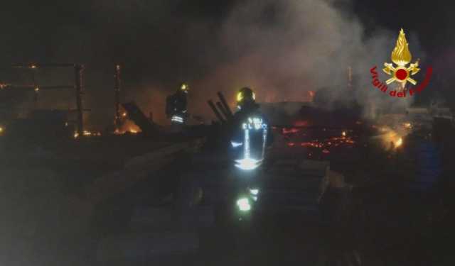 Chiosco Solanas Incendio