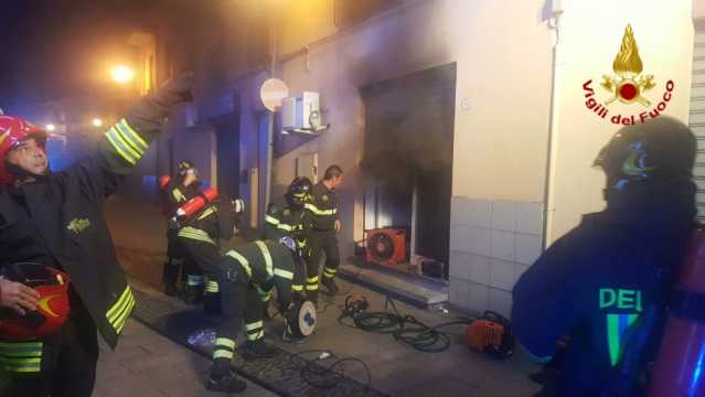 Incendio Pasticceria Quartu