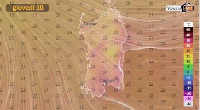 METEO GIOVEDì 10