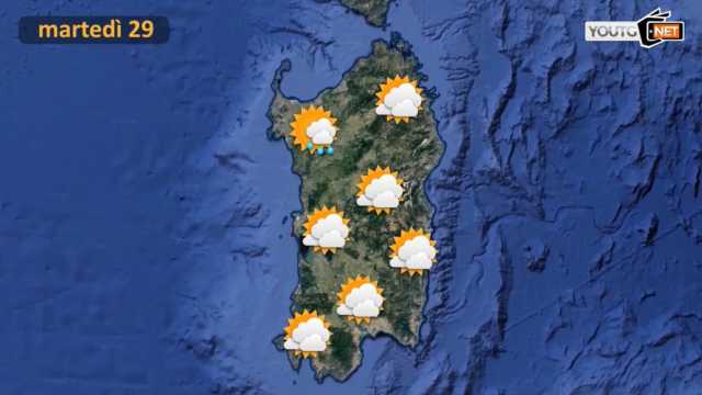PREVISIONI MARTEDì 29
