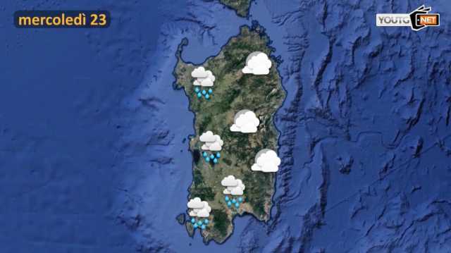PREVISIONI MERCOLEDì 23 OTTOBRE