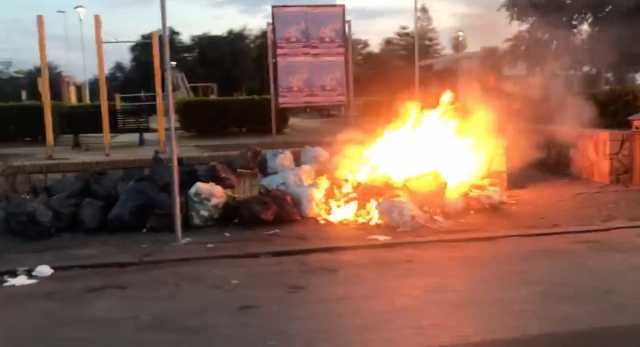 Rifiuti Incendiati Poetto