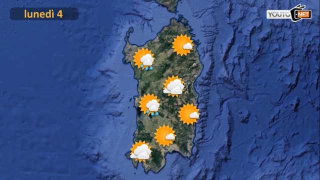 LUNEDì 4 METEO