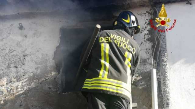 Vvf Serramanna Incendio Casa