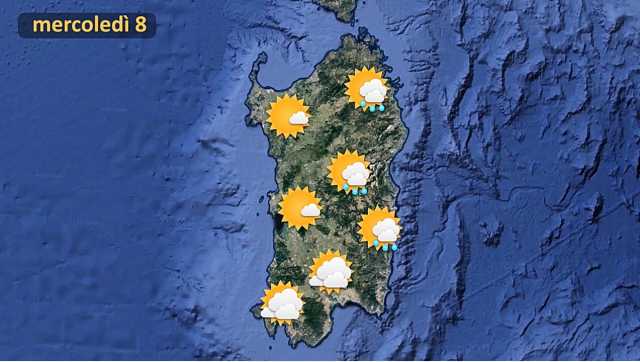 Previsioni Mercoledì 8