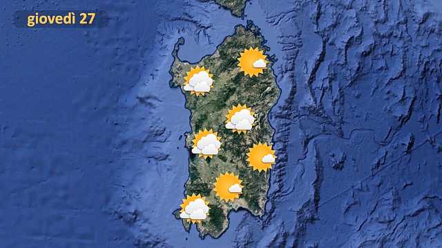 Meteo Giovedì 27