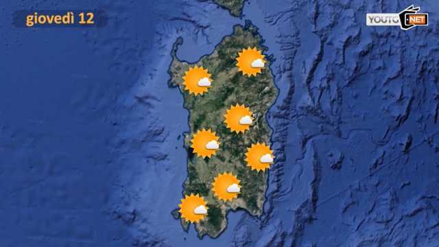 METEO GIOVEDì 12