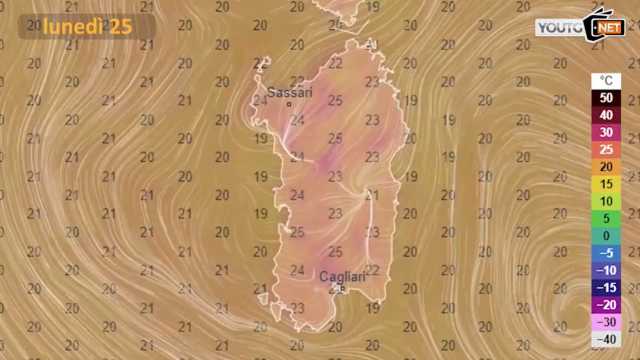 Meteo Lunedì 25