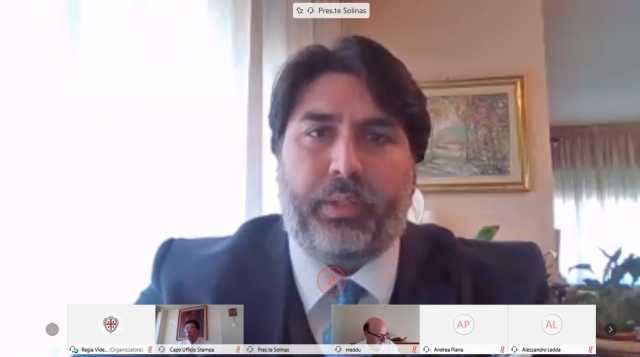 CHRISTIAN SOLINAS CONF STAMPA 040520