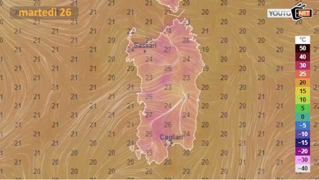 METEO MARTEDì 26