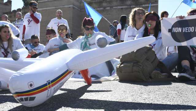Air Italy Protesta