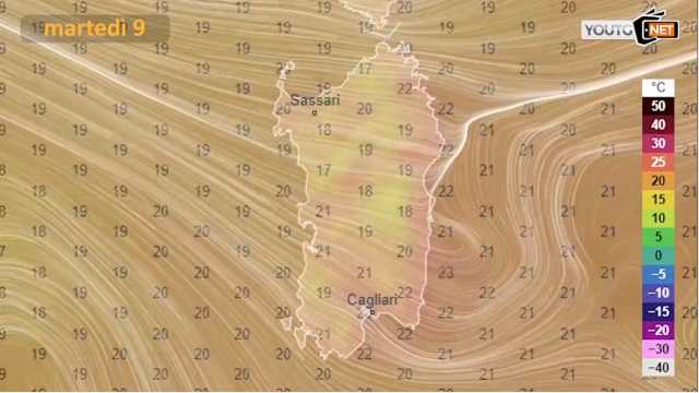 METEO MARTEDì 9