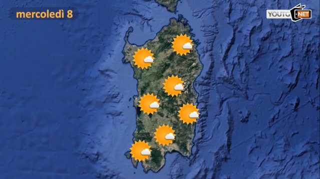 METEO MERCOLEDì 8