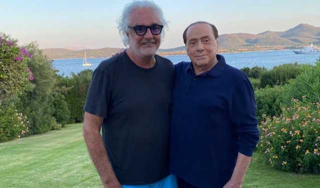Briatore Con Berlusconi