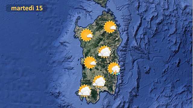 PREVISIONI MARTEDì 15
