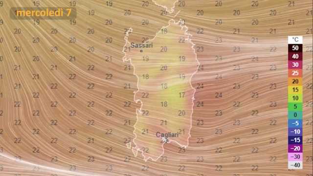 Meteo Mercoledì 7