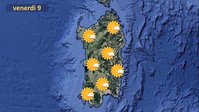 Meteo Venerdì 9