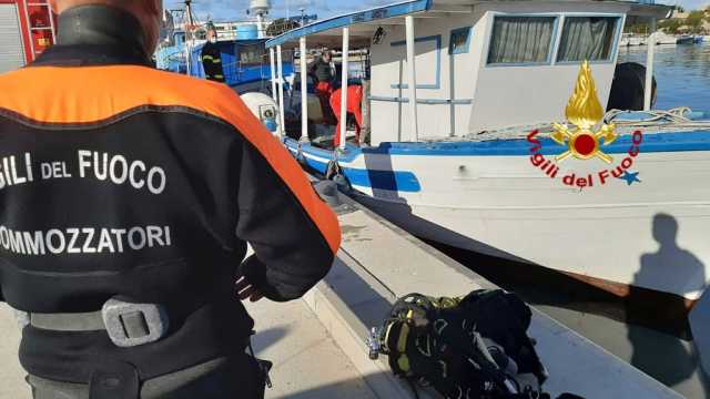 Vvf Barca Molo Pescatori