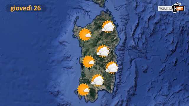 Meteo Giovedì 26