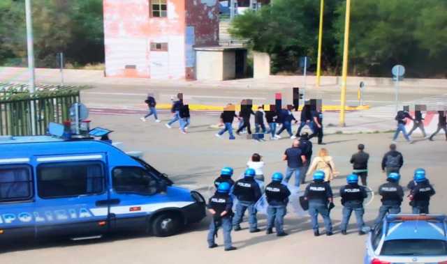 Polizia Sardegna Arena Sconvolts