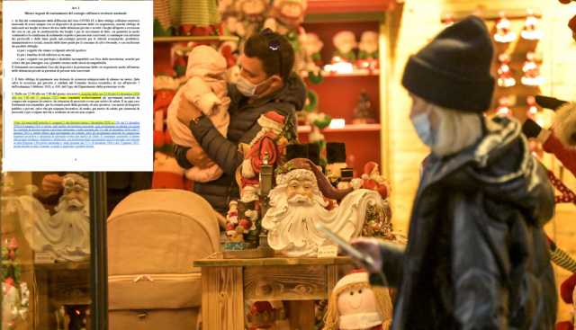 Natale Bozza Dpcm