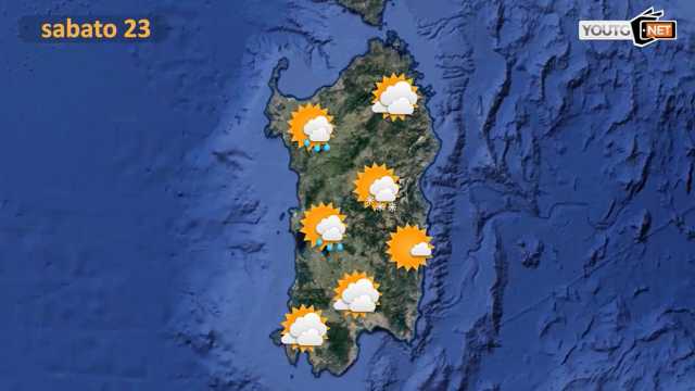 Previsioni Sabato 23