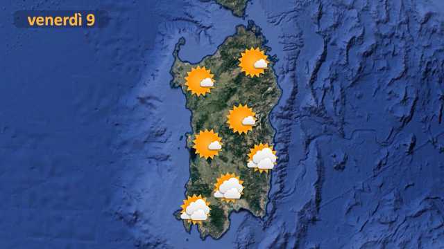 Meteo Venerdì 9