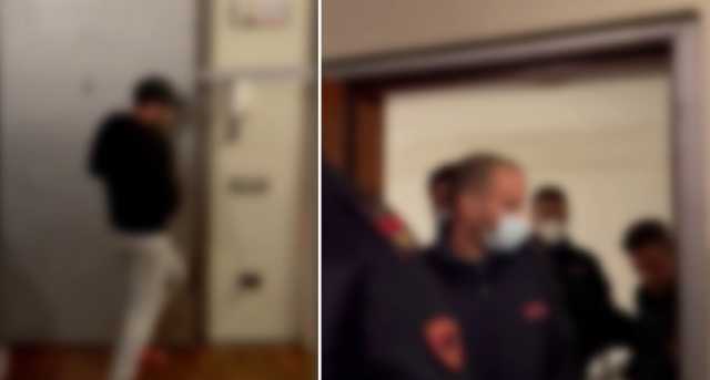 Blitz Polizia Attico