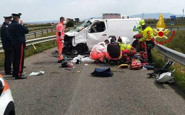 Vvf Incidente Assemini Ferito Elis