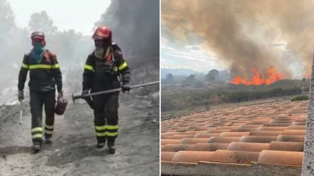 Fuoco Nuoro Vicino Case