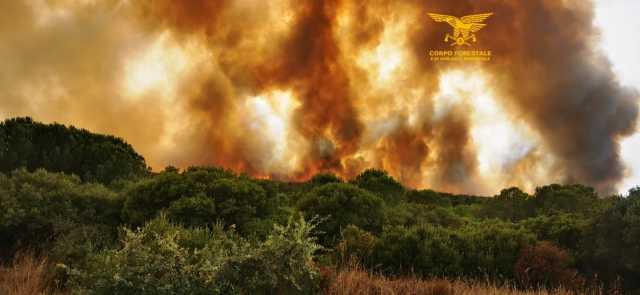 Incendio Monte Arci