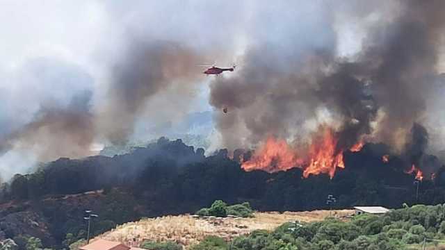 Incendio Oristanes