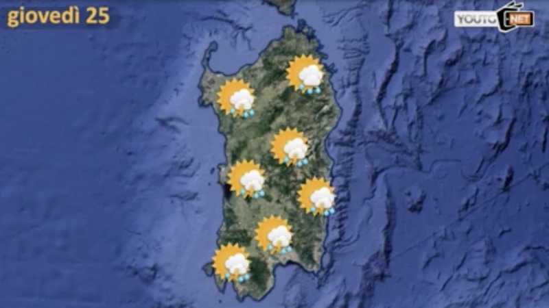 Meteo Sardegna 25 11 21