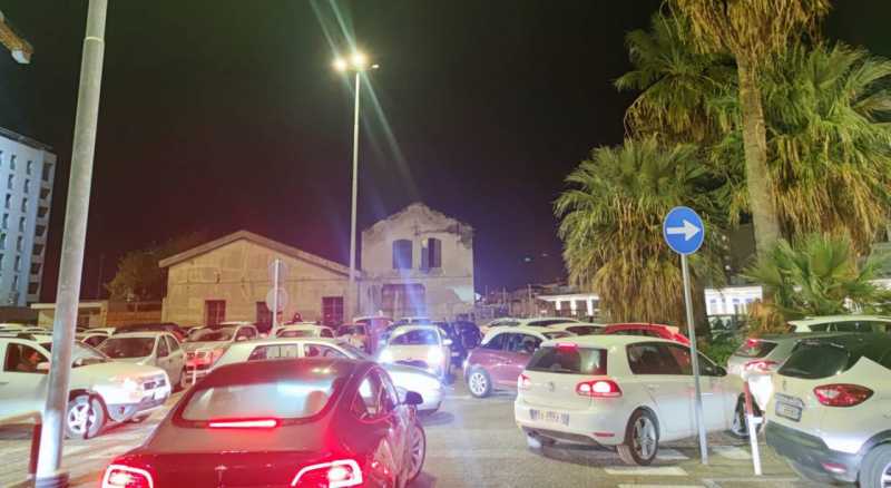 Automobilisti intrappolati stazione Cagliari