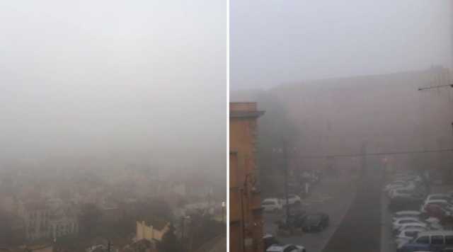 Nebbia Cagliari 31 dicembre