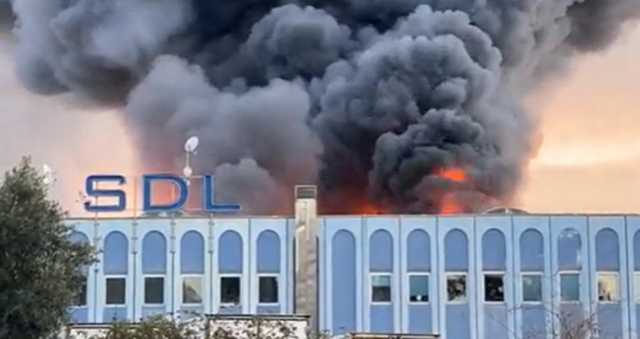 Capannone incendio Macchiareddu Sdl 
