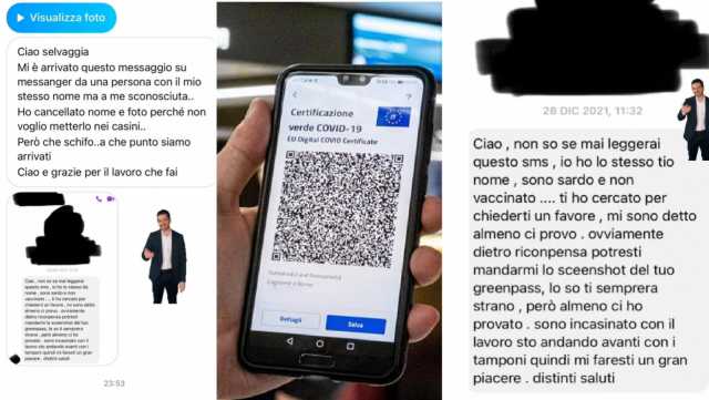 Il sardo chiede il green pass al suo omonimo