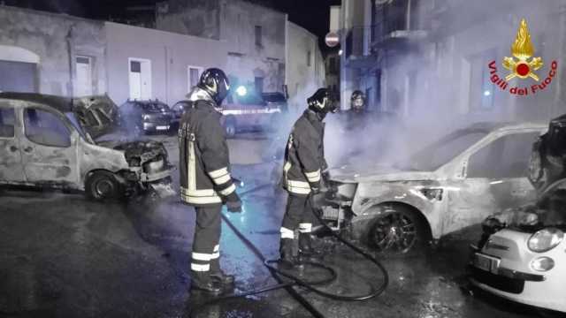 L'intervento dei vigili del fuoco 