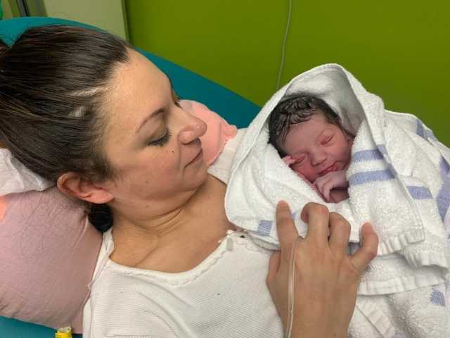La prima nata al Policlinico 