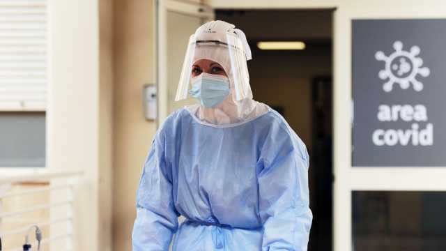 Area Covid in un ospedale 