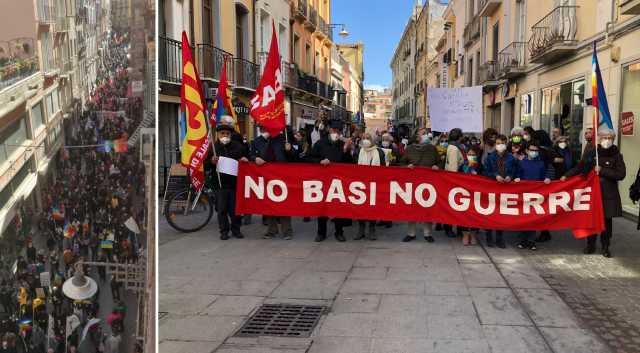 Il corteo contro la guerra a Cagliari